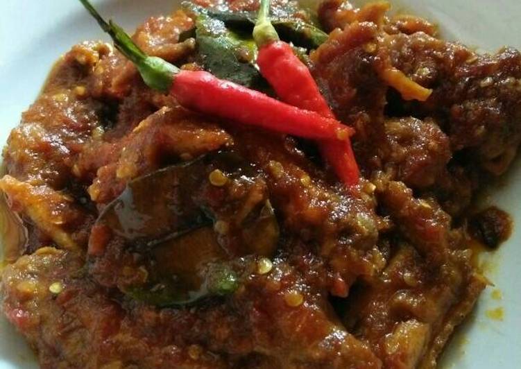 resep Ayam sayap balado pedas setan