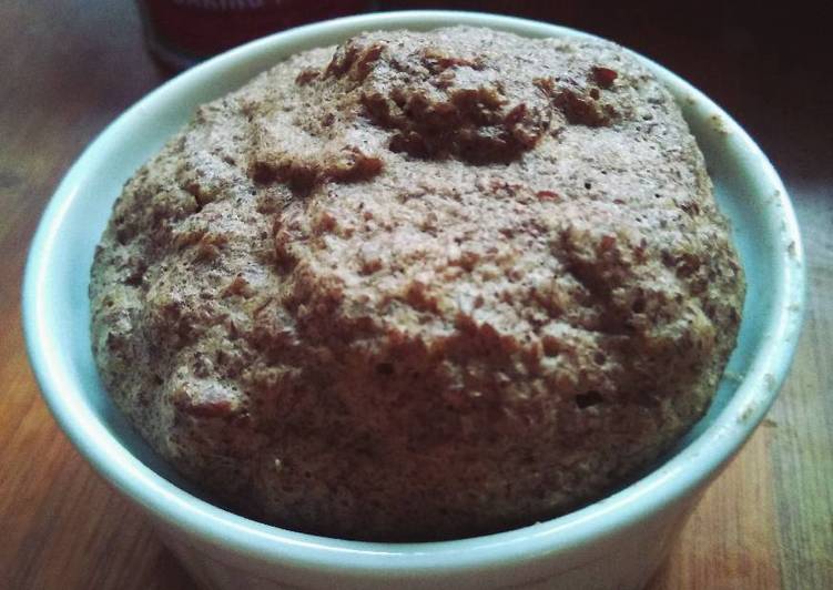 resep 1 menit muffin microwave (low carb)