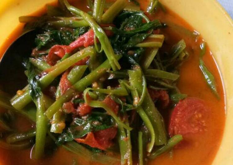 resep masakan Kangkung sambal terasi