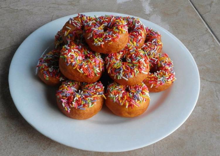 gambar untuk resep Donat mini labu kuning/ parang tanpa telur