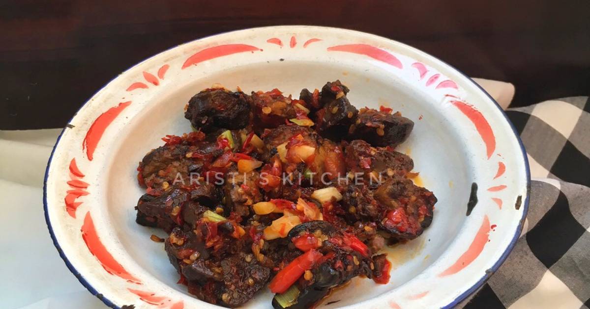 13 resep hati ayam pedas bumbu merah enak dan sederhana 