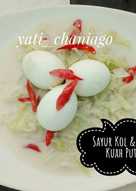 Sayur Kol & Telur Kuah Putih