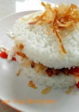 Burger nasi ayam teriyaki