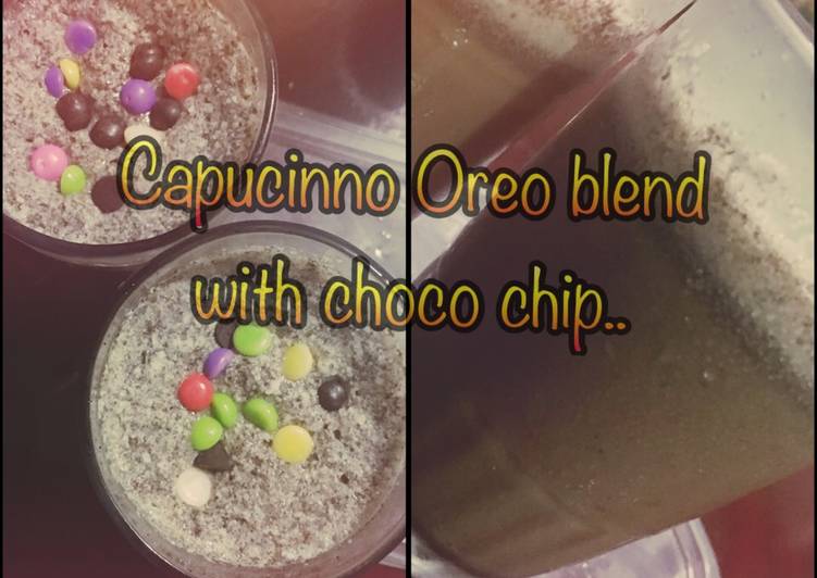 Resep Capucino Oreo Blend with choco chip - Evri