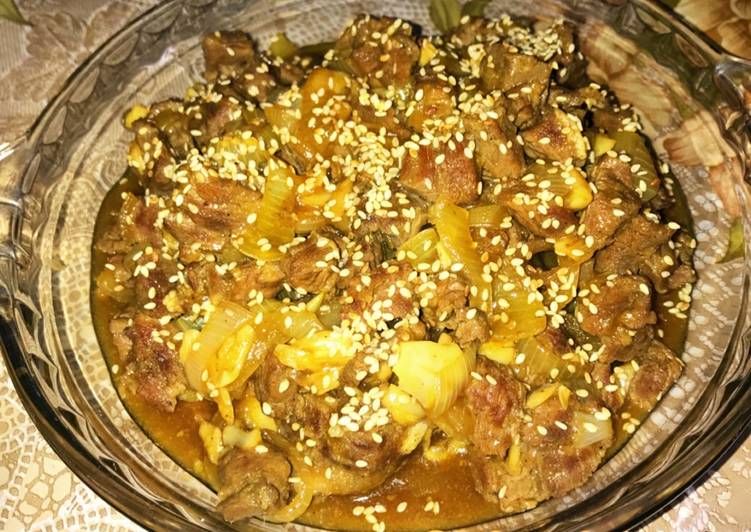 resep Daging sapi tumis saus tiram