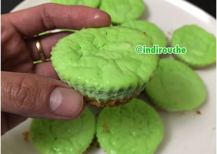 Resep Keto Pandan Cheesecake Muffins