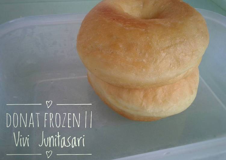 bahan dan cara membuat Donat frozen