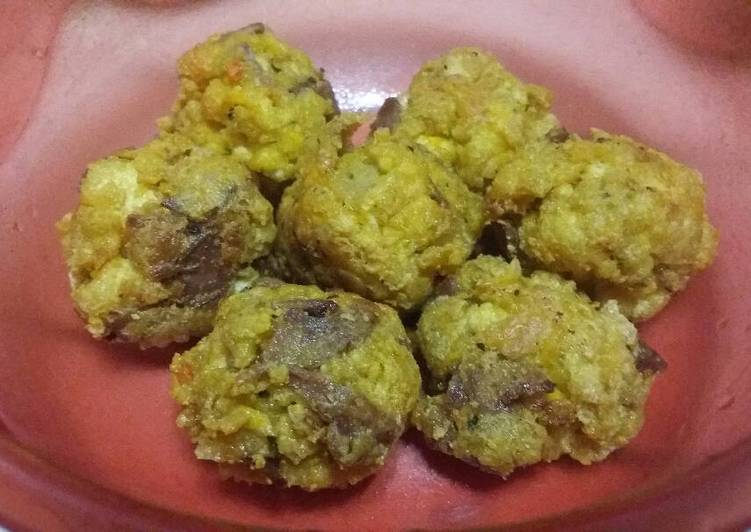 gambar untuk resep Tofu Cheese Balls w/ Smoked Beef