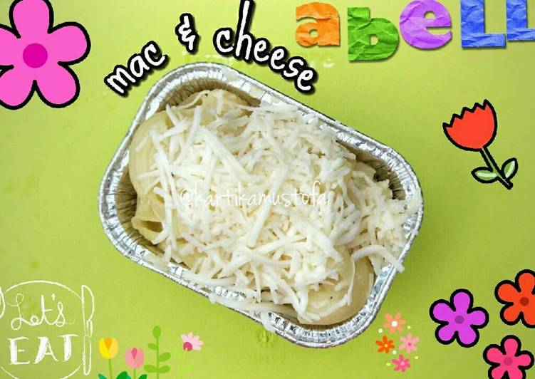 bahan dan cara membuat Mac & cheese - macaroni schotel - macaroni keju - mpasi 1 tahun