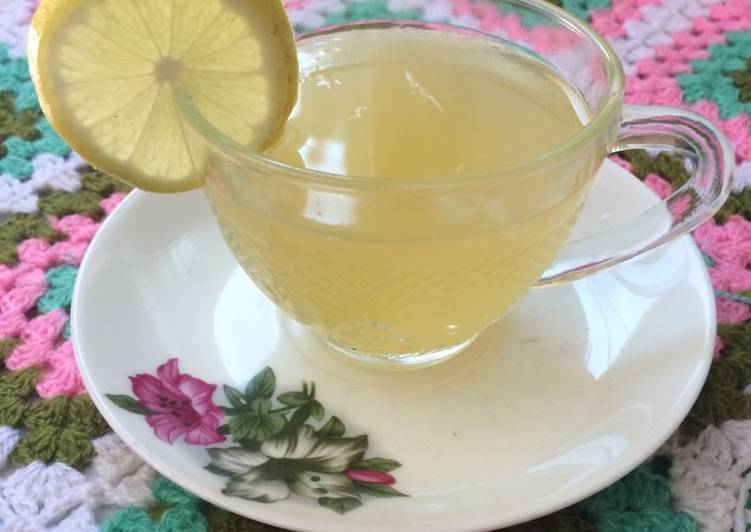 bahan dan cara membuat Lemon Tea (minuman sehat)