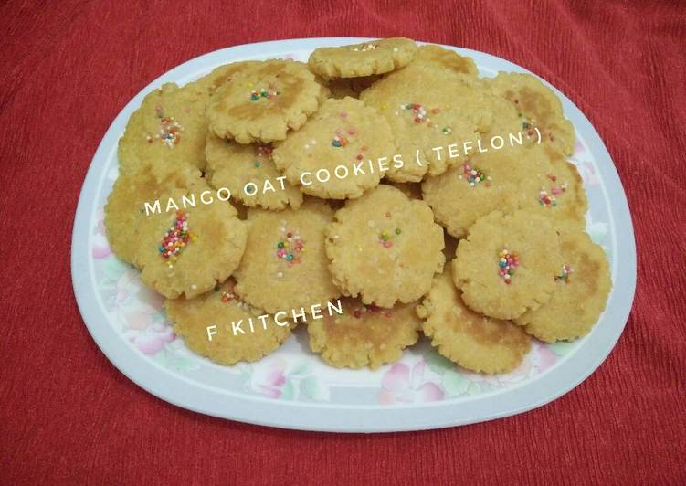 resep makanan Mango Oat Cookies (Teflon)