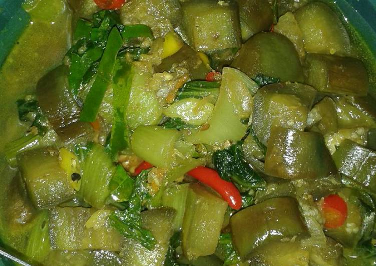 resep Tumis Terung Sawi Bumbu Kuning