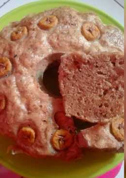 Bolu pisang kukus sederhana, no mixer