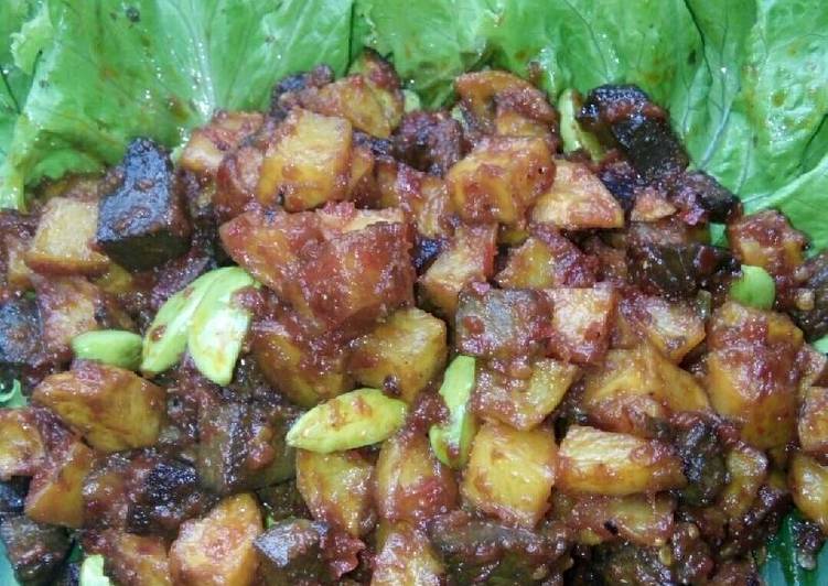 resep lengkap untuk Sambal Goreng Kentang Ati Pete