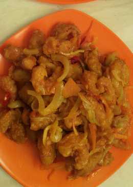 Udang crispy asam manis