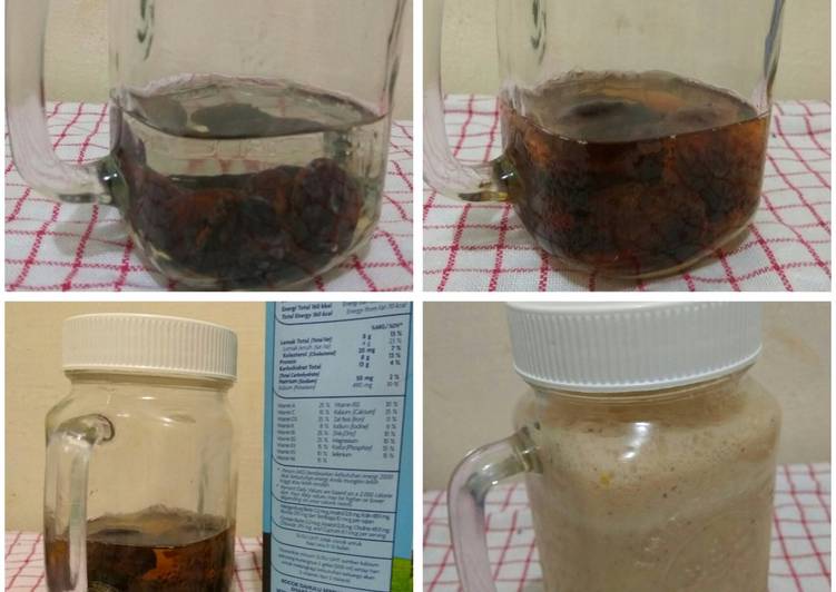 resep masakan Jus kurma susu (asi booster)