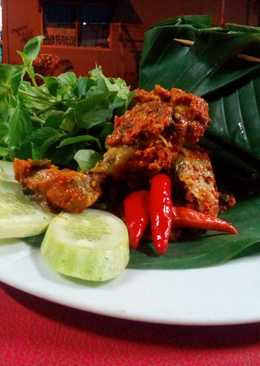 Pepes ayam pedas