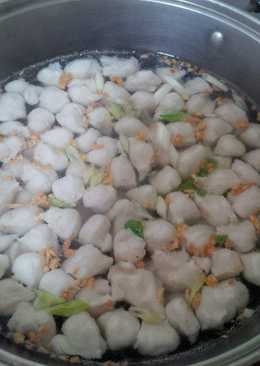 Soup bakso ikan home made