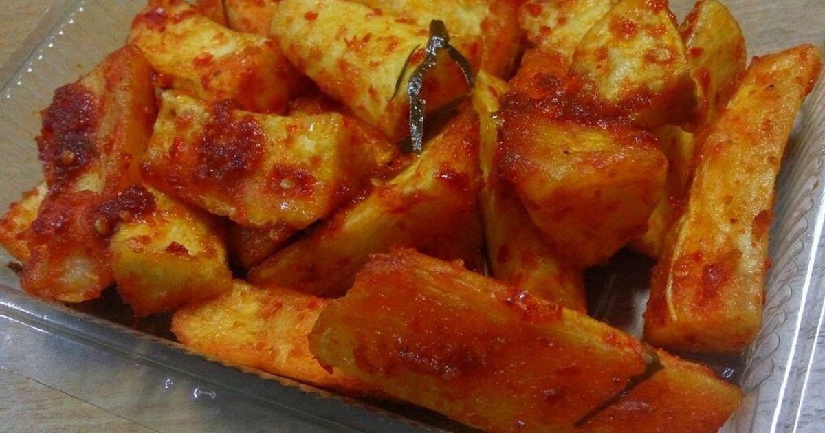 7 resep singkong goreng empuk bumbu balado enak dan 