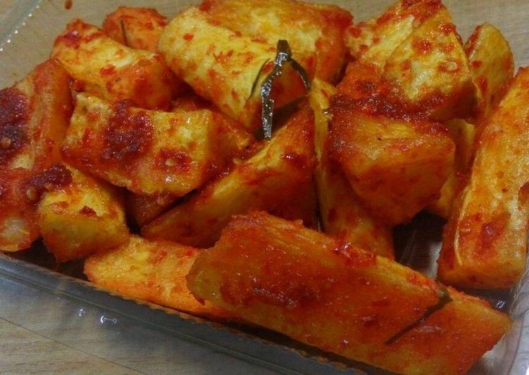 gambar untuk cara membuat Singkong Goreng Balado