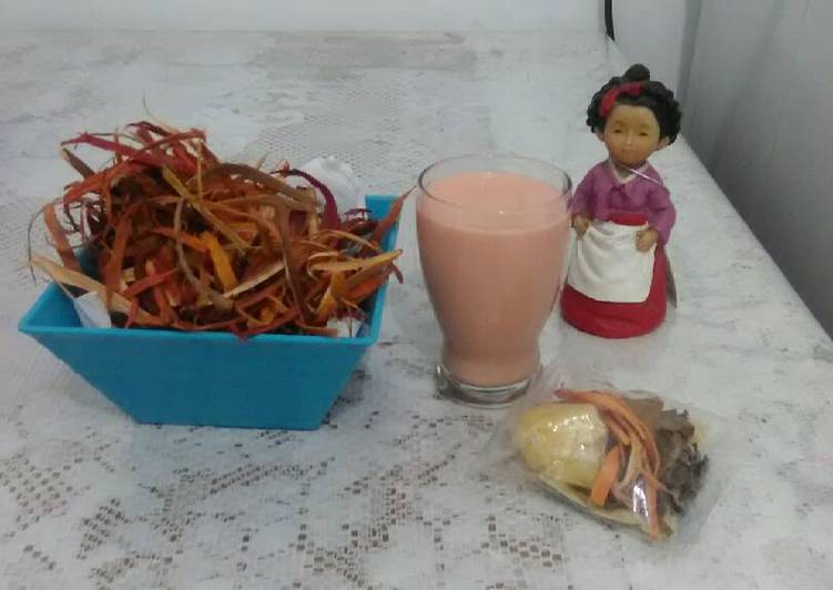 cara membuat Wedang Uwuh Susu