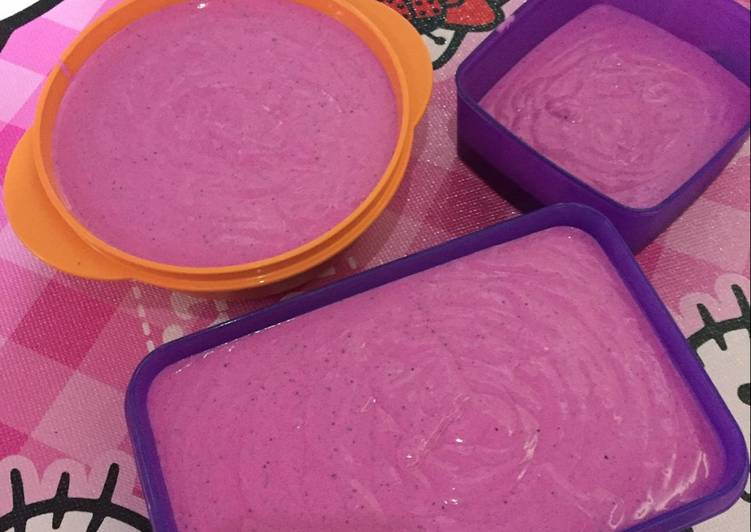 gambar untuk resep Ice cream buah naga