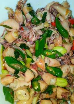 Tumis cumi sotong *NO-MSG*