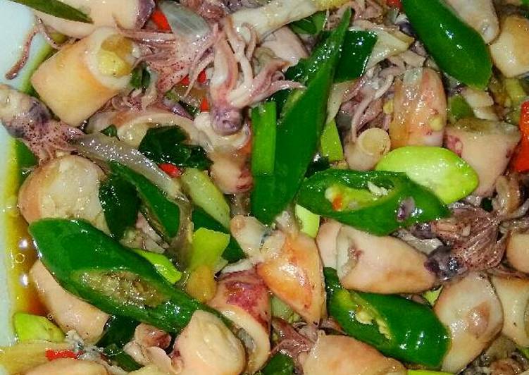 resep Tumis cumi sotong *NO-MSG*