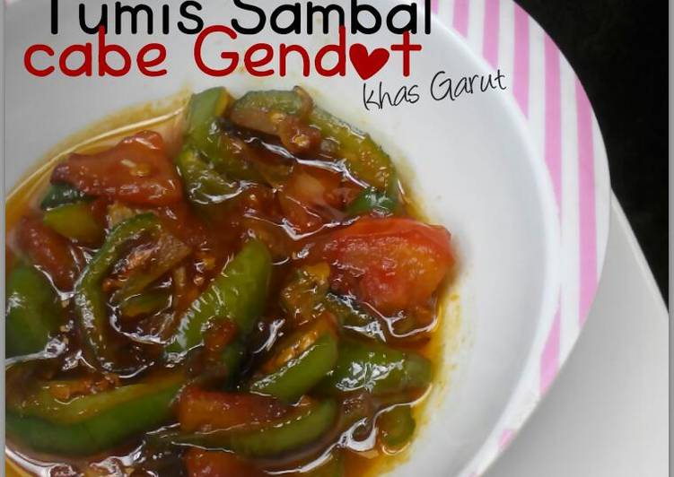 gambar untuk resep Tumis sambal Cabe Gendot