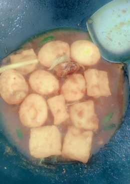 Telor tahu semur kecap