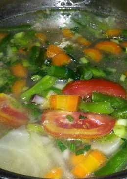 Sayur sop ayam/sapi ala keluarga