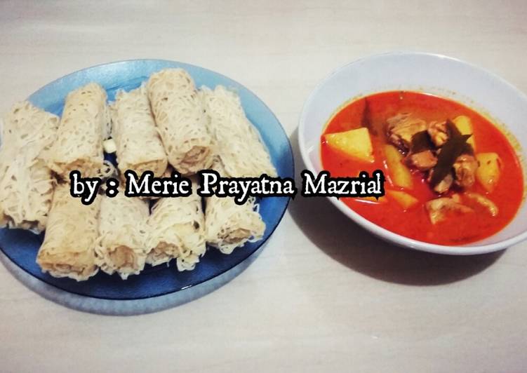 Resep Roti Kirai with Kari Ayam Oleh Merie Prayatna Mazrial