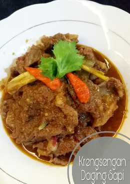 Krengsengan daging sapi