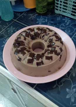 Puding Susu Cappucino with Jelly Coklat mix Regal
