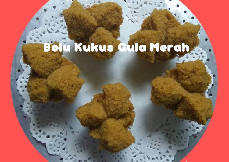 resep lengkap untuk Bolu Kukus gula merah, resepnya ibu Titi Rusman