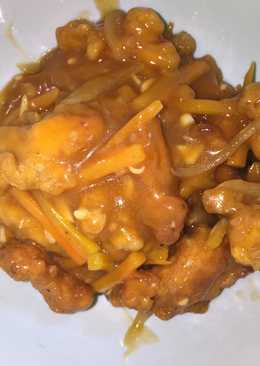 Ayam goreng saos asam manis untuk menu anak