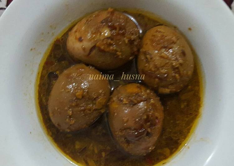 resep Semur telur citarasa rempah Indonesia