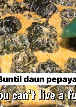 Buntil daun pepaya