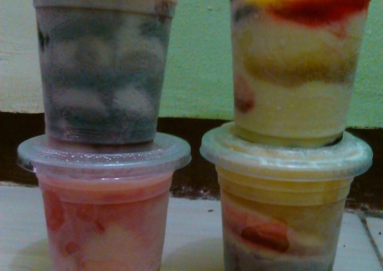 gambar untuk cara membuat Ice Cream Susu Simple