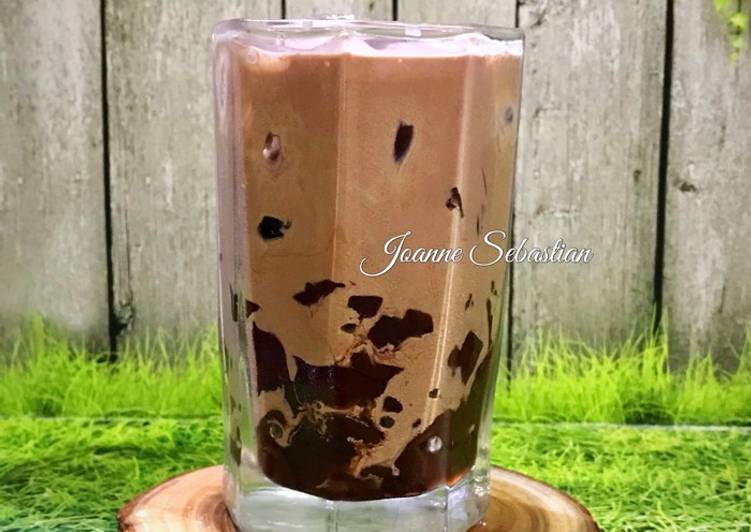 resep makanan Cappuccino Cincau-Keto #cp_recookminumandingin