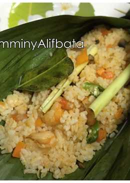 Nasi bakar ala teh ndi