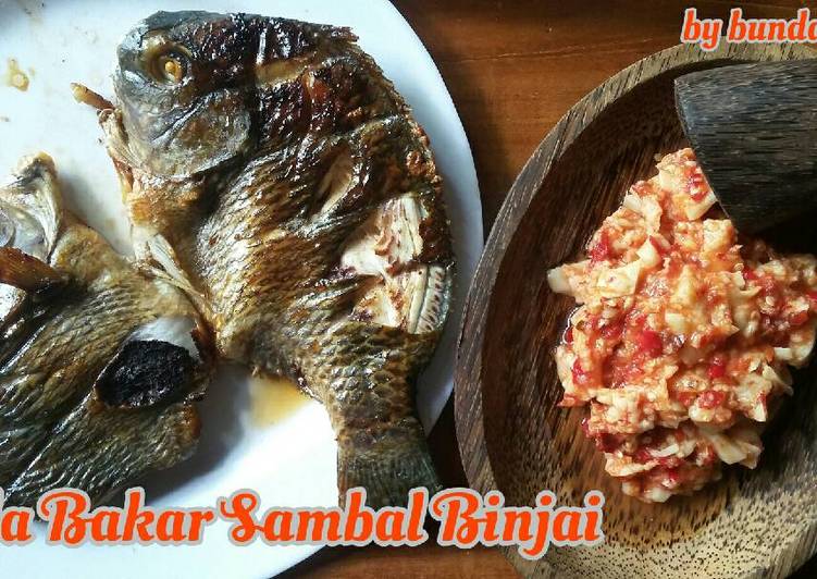 bahan dan cara membuat Nila Bakar Sambal Binjai (Kemang)