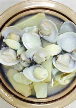 Sup kerang & bawang putih