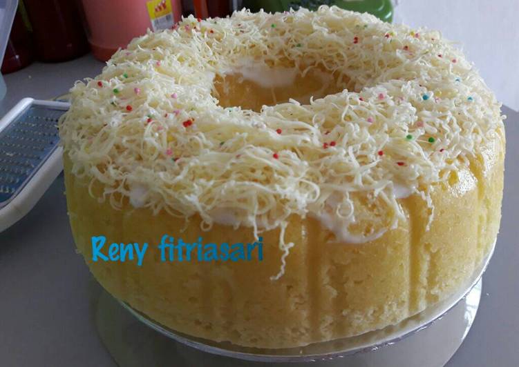 gambar untuk resep Bolu jerman keju kukus