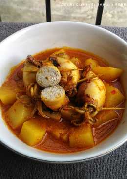 Gulai cumi isi tau