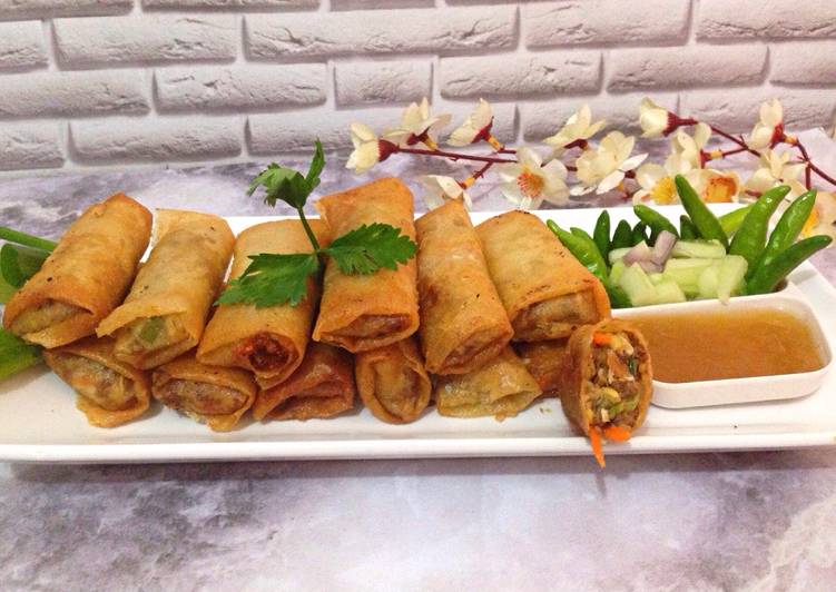 resep masakan Lumpia daging sapi sayur