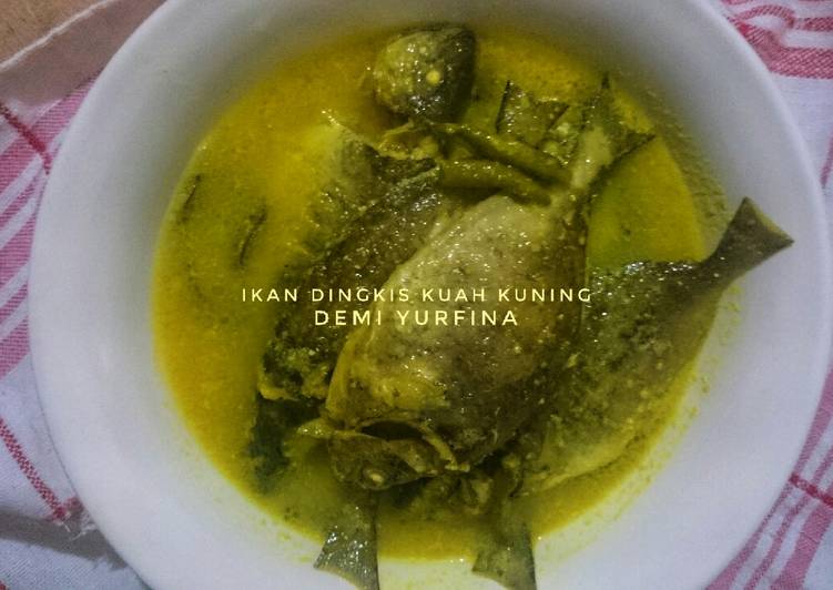 gambar untuk resep makanan Ikan Dingkis Kuah Kuning