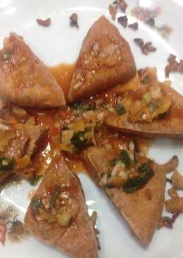 Tahu Goreng & Sambal Bawang Putih