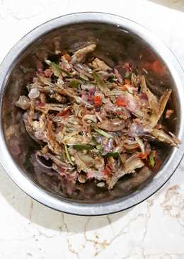 Asam  Kareng (Sambal Teri Segar)
