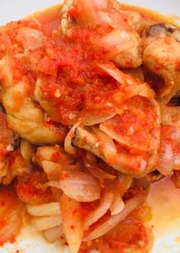 Ayam Sambal Pedas Manis Ala Anak Kos